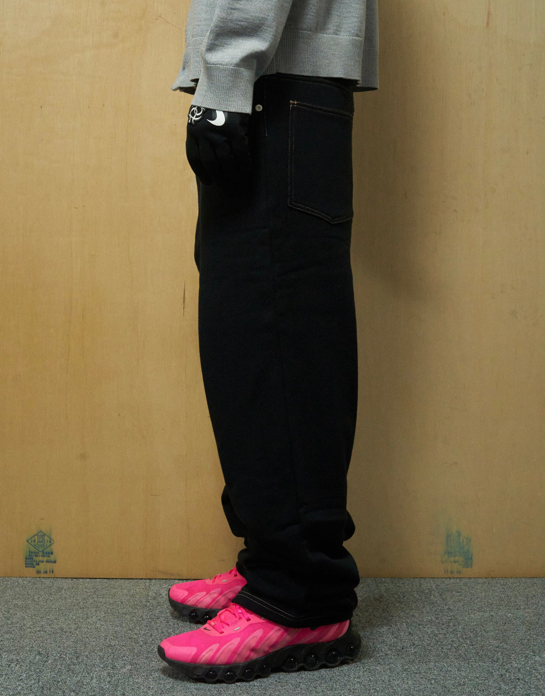 Denim Trackies (Black)