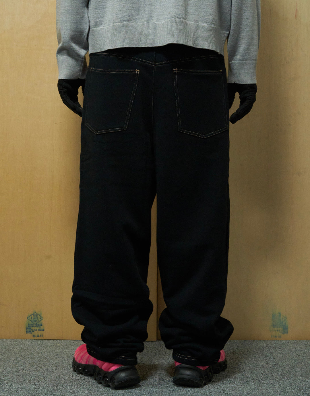 Denim Trackies (Black)