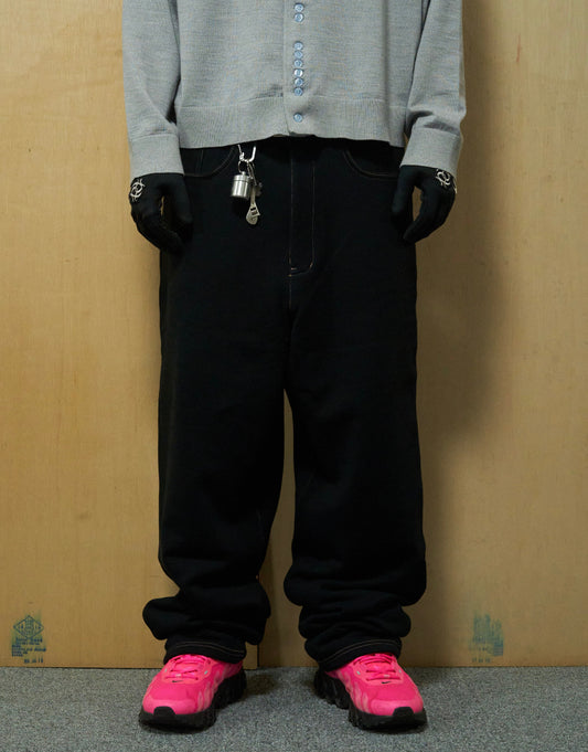 Denim Trackies (Black)