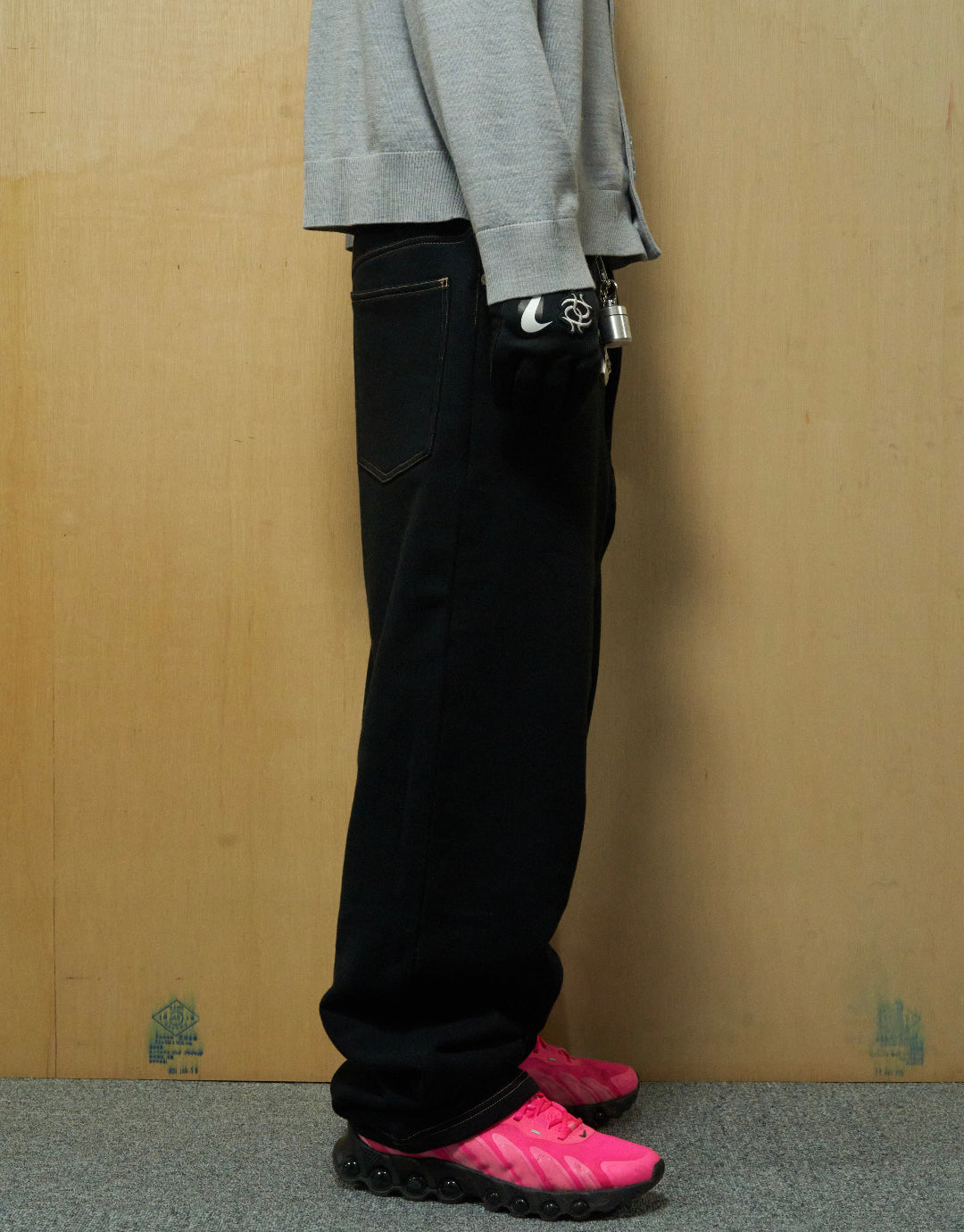 Denim Trackies (Black)